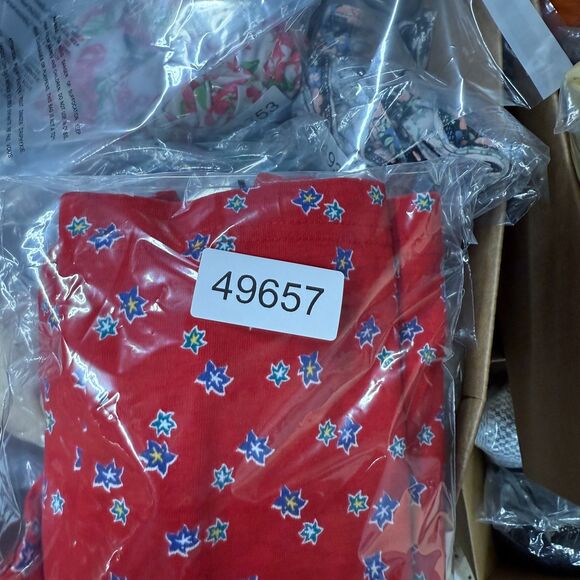 Northern Reflections T-Shirt Women L Large Red Floral Short Sleeve Crew Neck - Picture 7 of 7